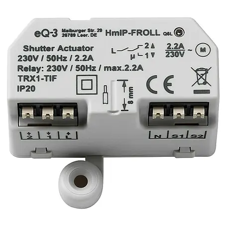 Homematic IP  Interruptor para persianas HmIP-FROLL