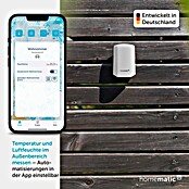 Homematic IP Funk-Temperatursensor (Weiß, 5,9 x 8,2 x 4,1 cm, Batteriebetrieben, IP44)