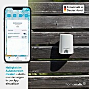 Homematic IP Funk-Lichtsensor (Weiß, 5,2 x 6,5 x 3,4 cm, Batteriebetrieben)