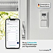 Homematic IP Funk-Raumthermostat (Netzbetrieben, 24 V/50 Hz, 54 x 86 x 86 mm)