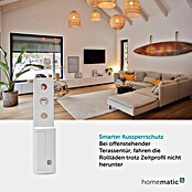 Homematic IP Sensor de ventana (Blanco, 16 x 32 x 143 mm, Funciona con pilas)