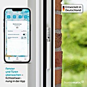 Homematic IP Fenster- & Türsensor (Weiß, 19 x 166,5 x 12,5 mm, Batteriebetrieben)