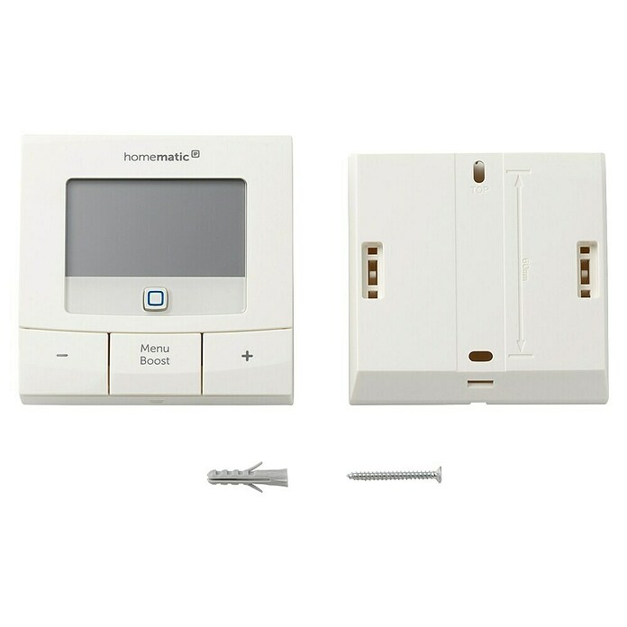 Homematic IP Funk-Raumthermostat HmIP-WTH-B (Weiß, Batteriebetrieben, 22 x 85 x 85 mm) | BAUHAUS