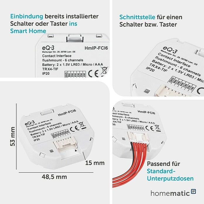 Homematic IP Funkschalter
