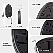 Homematic IP Funkfernbedienung (Schwarz, 14 x 38 x 75 mm)
