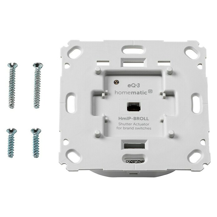 Homematic IP Interruptor para persianas (Empotrado, 71 x 71 x 37 mm, Radio)