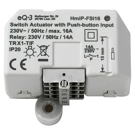 Homematic IP  Conmutador inalámbrico HmIP-FSI16