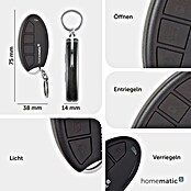 Homematic IP Funkfernbedienung HmIP-KRCK (Passend für: Homematic IP Türschlossantrieb, Schwarz, 75 x 38 x 14 mm) | BAUHAUS