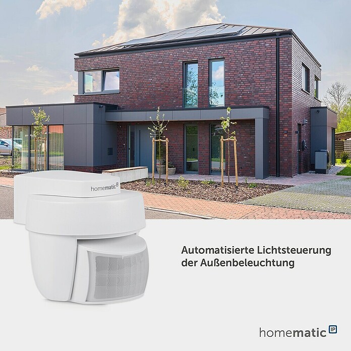 Homematic IP Bewegungsmelder HMIP-SMO-2 (Weiß, Erfassungsreichweite: 12 m, Erfassungswinkel: 90 °) | BAUHAUS