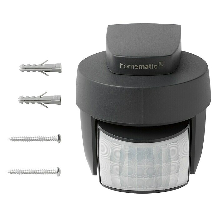 Homematic IP Bewegungsmelder HMIP-SMO-A-2 (Anthrazit, Erfassungsreichweite: 12 m, Erfassungswinkel: 90 °) | BAUHAUS