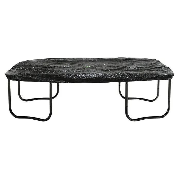 Exit Toys Trampolin-Abdeckplane - 153 x 214 cm, Schwarz - Schwarze, zerknitterte Wetterschutzplane für ein rundes Trampolin.