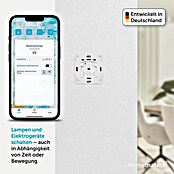 Homematic IP Funk-Lichtschalter Schaltaktor HmIP-BS2 (Unterputz, 37 x 71 x 71 mm) | BAUHAUS