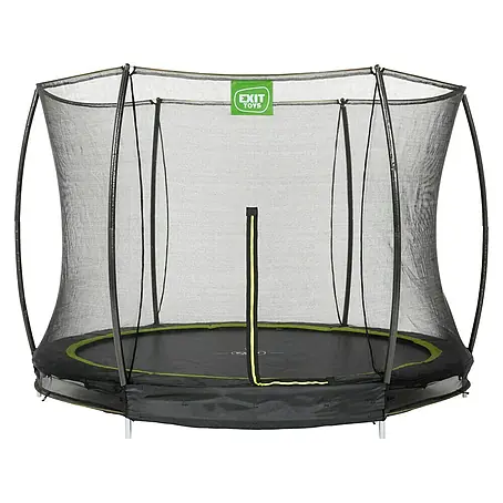 Exit Toys  Trampolin Silhouette Bodentrampolin mit Sicherheitsnetz