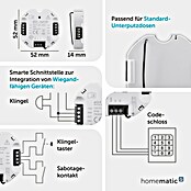 Homematic IP Funk-Schaltermodul Wiegand-Schnittstelle HmIP-FWI (Passend für: Wiegand-fähige Endgeräte) | BAUHAUS