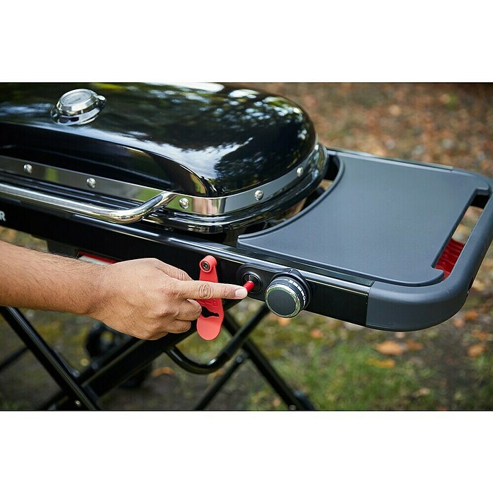 Weber Plinski žar Traveler  (Površina za peko (Š x G): 63 x 34 cm, 3,8 kW, Število gorilnikov: 1 kos) | 8313 - Gasgrill Marke | ICGA - Grillgeräte | ICG - Grillgeräte / Grillzubehör | IC - Freizeit im Garten | I - Stadtgarten | BAUHAUS