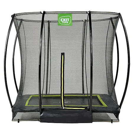 Exit Toys  Trampolin Silhouette Bodentrampolin mit Sicherheitsnetz
