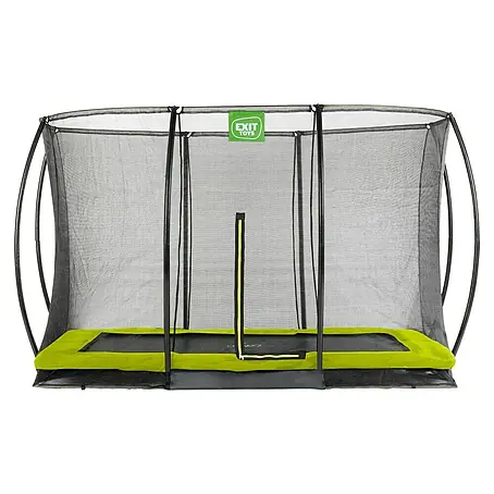 Exit Toys  Trampolin Silhouette Bodentrampolin mit Sicherheitsnetz