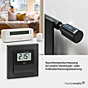 Homematic IP Funk-Temperatursensor HmIP-STHD-A (Anthrazit, L x B x H: 20 x 86 x 86 mm, Batteriebetrieben, IP20) | BAUHAUS