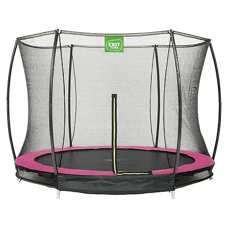 Exit Toys  Trampolin Silhouette Bodentrampolin mit Sicherheitsnetz