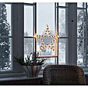 Konstsmide LED-Weihnachtsleuchte Stern (Innen, 35-flammig, B x H: 50 x 47 cm, Warmweiß)