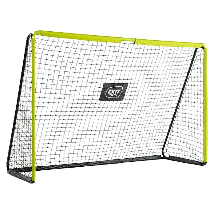 Exit Toys Fußballtor Tempo - B x H: 300 x 200 cm, Grün/Schwarz - Grün-schwarzes tragbares Fußballtor mit Netz.