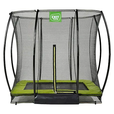 Exit Toys  Trampolin Silhouette Bodentrampolin mit Sicherheitsnetz