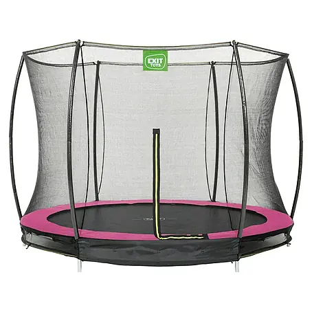 Exit Toys  Trampolin Silhouette Bodentrampolin mit Sicherheitsnetz