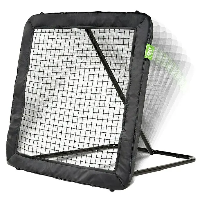 Exit Toys Rebounder Multisport Rebounder - 124 x 124 cm, Schwarz - Robuster schwarzer Sport-Rebounder mit Netz, ideal für das Balltraining.
