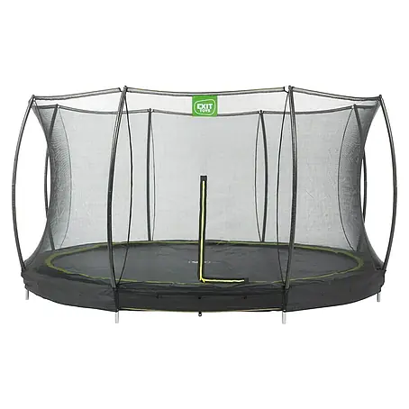 Exit Toys  Trampolin Silhouette Bodentrampolin mit Sicherheitsnetz