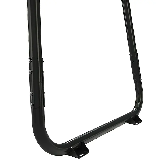 Exit Toys Schaukel GetSet Monkeybar MB110 - 173 x 115 x 248 cm, Stahl, Schwarz - Schwarzer Rohrrahmen aus Metall mit Höhenverstellschrauben und zwei flachen Montagefüßen.