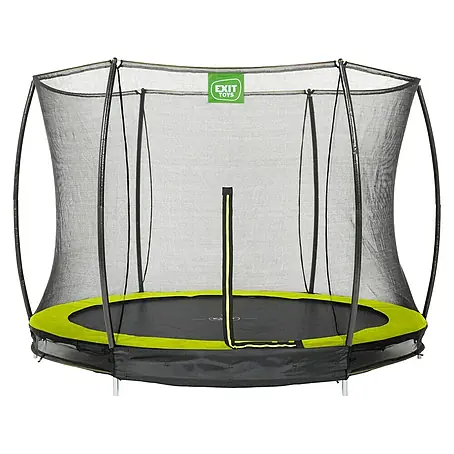Exit Toys  Trampolin Silhouette Bodentrampolin mit Sicherheitsnetz