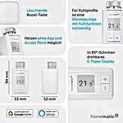 Homematic IP Heizkörper-Thermostat Flex HmIP-eTRV-F (M30 x 1,5 mm) | BAUHAUS