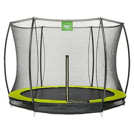 Exit Toys  Trampolin Silhouette Bodentrampolin mit Sicherheitsnetz