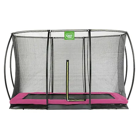 Exit Toys  Trampolin Silhouette Bodentrampolin mit Sicherheitsnetz