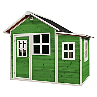 Exit Toys Spielhaus Loft 150 (L x B x H: 188 x 149 x 159 cm, Holz, Grün)