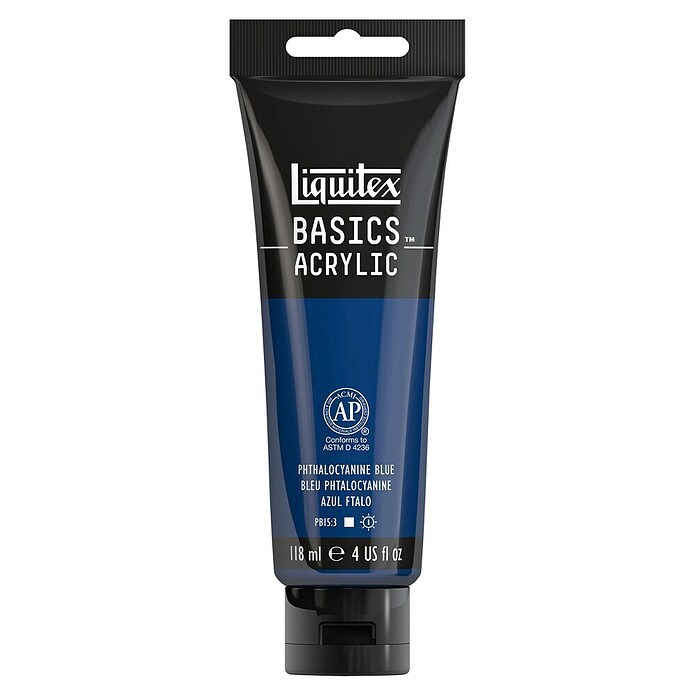 Liquitex Basics Akrilna boja (Ftalocijanin plava, 118 ml, Tuba)