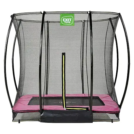 Exit Toys  Trampolin Silhouette Bodentrampolin mit Sicherheitsnetz