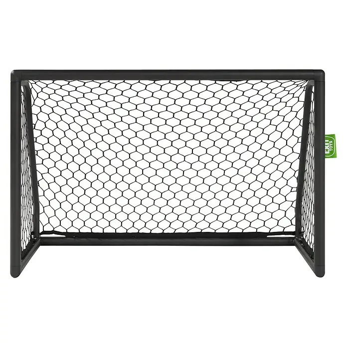 Exit Toys Fußballtor Scala - 120 x 55 x 80 cm, Schwarz - Schwarzes Fußballtor mit Wabennetz.
