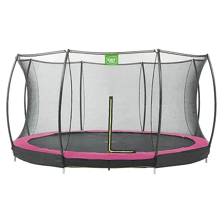 Exit Toys  Trampolin Silhouette Bodentrampolin mit Sicherheitsnetz