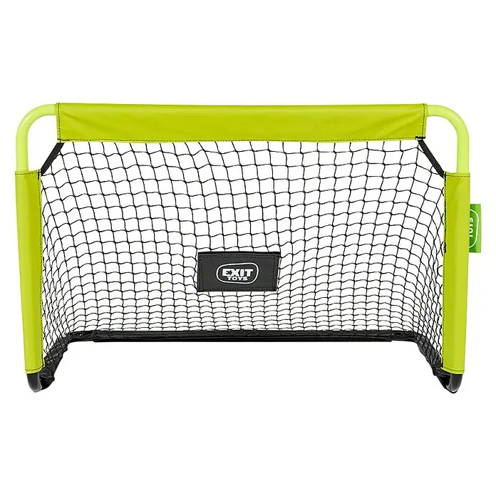 Exit Toys Fußballtor Tempo 900 Mini - 2 Stk., B x H: 90 x 60 cm, Grün/Schwarz - Tragbares Fußballtor mit lindgrünem Rahmen und schwarzem Netz.