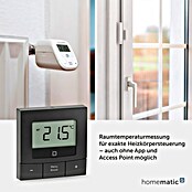 Homematic IP Funk-Raumthermostat HmIP-WTH-B (Anthrazit, Batteriebetrieben, 22 x 85 x 85 mm) | BAUHAUS
