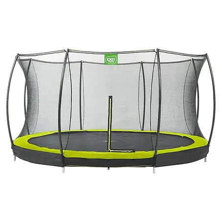 Exit Toys  Trampolin Silhouette Bodentrampolin mit Sicherheitsnetz