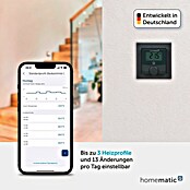 Homematic IP Funk-Raumthermostat HmIP-BWTH-A (Netzbetrieben, 230 V, 54 x 86 x 86 mm, Anthrazit) | BAUHAUS