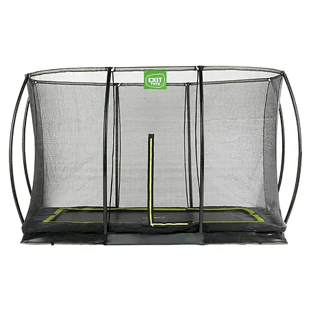 Exit Toys  Trampolin Silhouette Bodentrampolin mit Sicherheitsnetz
