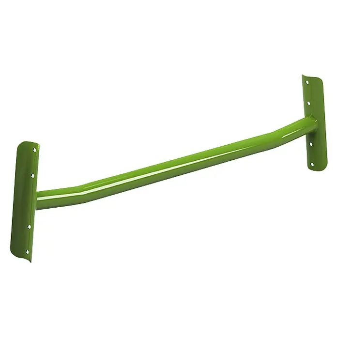 Exit Toys Turnstange GetSet MB200 / MB300 / PS500 / PS600 - Passend für: Alle GetSet Monkeybars und Powerstations, Grün - Lindgrüne, leicht gebogene Metall-Stützstange mit flachen Montageplatten und vorgebohrten Löchern an beiden Enden.