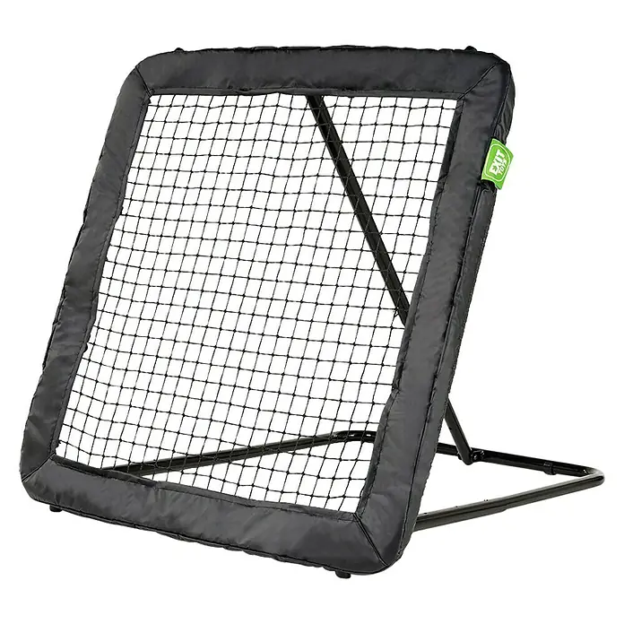 Exit Toys Rebounder Multisport Rebounder - 124 x 124 cm, Schwarz - Schwarzer Sport-Rebounder mit stabilem Rahmen und Netz für Balltraining.