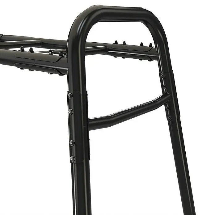 Exit Toys Schaukel GetSet Monkeybar MB110 - 173 x 115 x 248 cm, Stahl, Schwarz - Schwarzer Metall-Bettrahmensegment mit gebogenem oberen Griff und Stützstangen, mit genieteten Verbindungen.