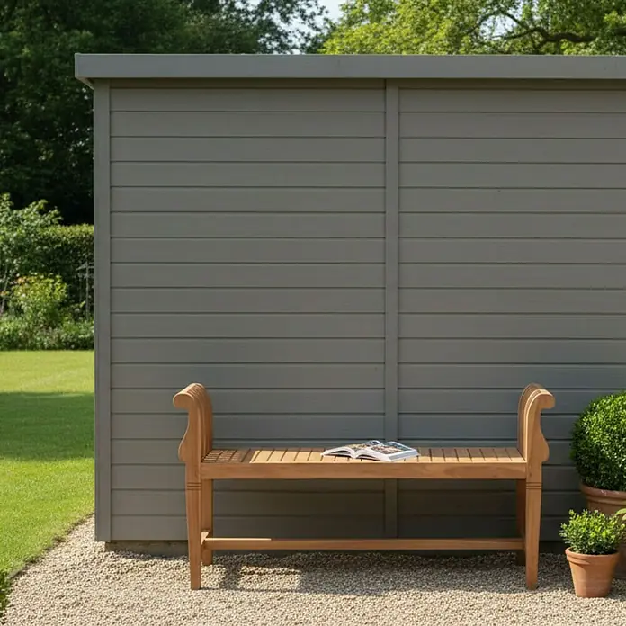 Bene Living Gartenbank Wigan - Teakholz, Natur