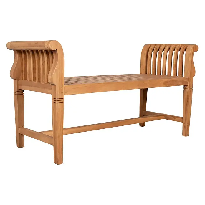 Bene Living Gartenbank Wigan - Teakholz, Natur