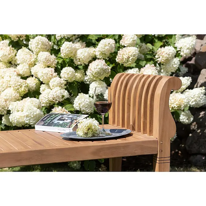 Bene Living Gartenbank Wigan - Teakholz, Natur